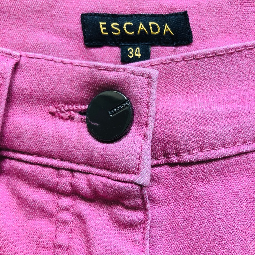 Escada Dusty Rose high Rise JeansSize 34 ( S) - Picture 3 of 4